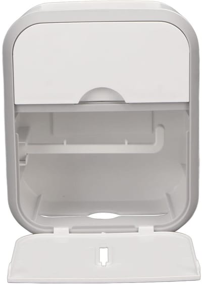 Dailygoods- Toiletpapierhouder Waterdicht - Wandgemonteerde Houder - Sterke Lijm - Lade Ontwerp - Tissuedoos - Geschikt voor Gezichtshanddoeken