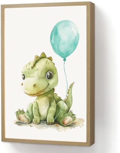 Wandlamp 40x60 cm - Oplaadbaar - Draak - Baby dier - Blauwe ballon - Wandlampen binnen woonkamer - Slaapkamer lamp - Decoratieve nachtlamp - Vloerlamp draadloos