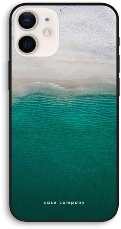 Case Company® - Hoesje geschikt voor iPhone 12 Pro hoesje - Stranded - Biologisch Afbreekbaar Telefoonhoesje - Bescherming alle Kanten en Schermrand