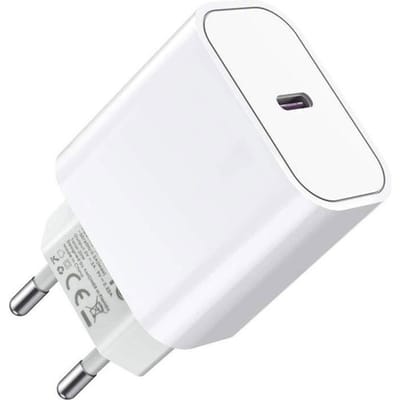 USB C PD 18W / 20W Oplader, USB Type C Netvoedingsadapter Muurlader Power Delivery 3.0 / 3.1 Snel Opladen voor iPhone 12/13 wit