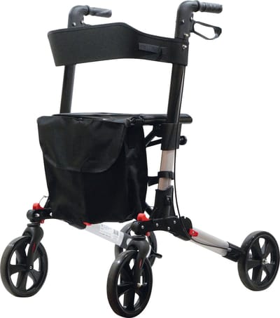Aidapt Rollator opvouwbaar - Aluminum 8.8kg - Grijs