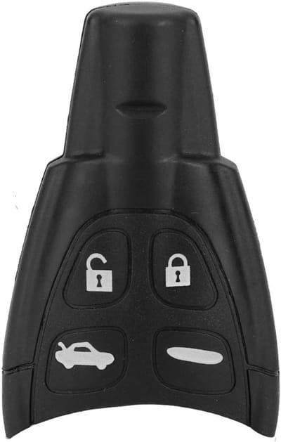Vervangende Sleutelbehuls voor Auto met 4 Knoppen - Geschikt voor Saab 93 en 95 - Duurzaam en Praktisch Accessoire