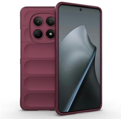 Coverup Hoesje - Geschikt voor Xiaomi Redmi Note 15 4G Hoesje - Coverup Hands-On Rugged Back Cover - Bordeaux