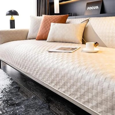 Technologie Doek Leer Sofa Mat Waterdicht Duurzaam Modern Bank Meubelaccessoires Geruit Zitkussenhoes Woondecoratie Pillow Cover 30x50cm