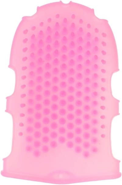 Siliconen Massagehandschoen voor Grondige Reiniging en Ontspanning, Badborstel in Roze, Perfect voor Lichaamsverzorging en Wellness