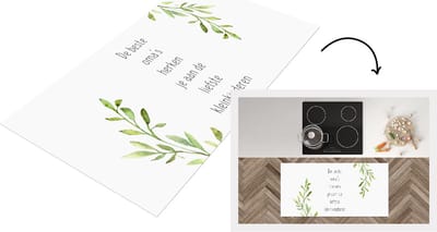 Keukenloper - Loper keuken - Quotes - De beste oma's herken je aan de liefstekinderen - Spreuken - Oma - 120x60 cm - Keukenloper vinyl