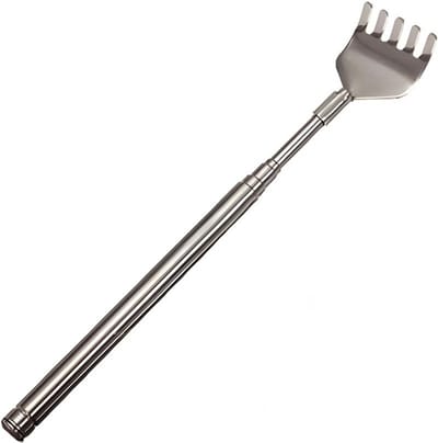 Knaak Ruggenkrabber - Uitschuifbaar - Rugmassage - Verstelbaar - Telescopisch - Zilver - 1 Stuk