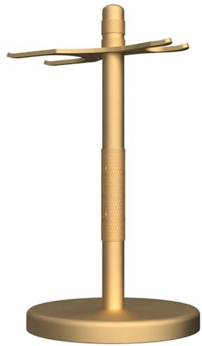 Scheermeshouder voor Badkamer Organisatie - Snel Droog - Compatibel met Diverse Scheermessen - Goud - Voor Scheeraccessoires - Geschikt voor Vikings Blade Chieftain, Merkur 34C / 38C.