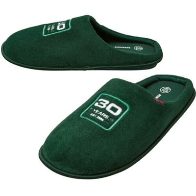 PARKSIDE Heren pantoffels, Fan Edition (Groen, 40/41)