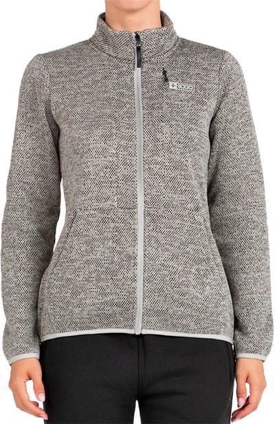 +8000 Sanfair Fleece Met Volledige Rits Grijs S Vrouw