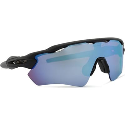 Oakley Wrap Mens Matte Black Prizm diep water gepolariseerde zonnebril