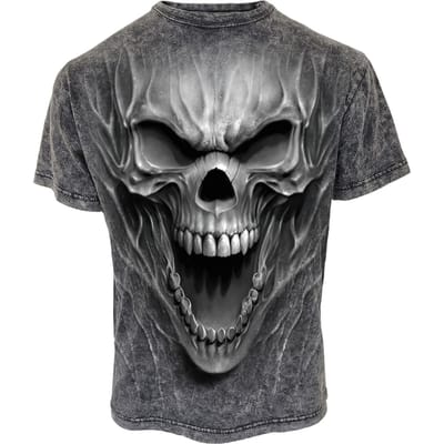 Spiral T-shirt - Beast Within - M - voor Mannen - grijs