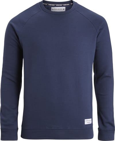 Bjorn Borg Crew Bbcenter Heren trui - 1P -Donker blauw - Maat XL