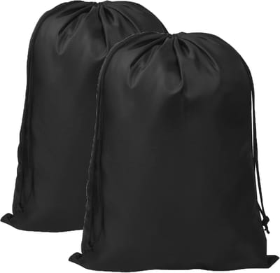 Dailygoods- Opbergzak Extra Groot - 2 Stuks - 120x94 cm - Oxford Stof - Waterdicht - Zakken met Trekkoord - Geschikt voor Kleding en Dekbedden - Opbergzakken