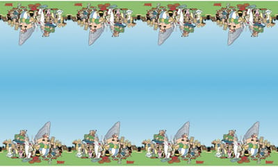 CHAKS - Papieren tafelkleed Asterix 136 x 228 cm