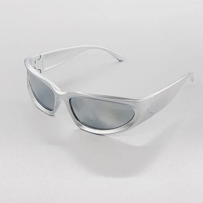 Y2K Sport Zonnebril UV400 Winddicht Retro Fietsbril voor Mannen Vrouwen Trendy Oogkleding Tinten