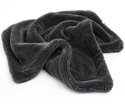 TLVX Super Auto Droogdoek 40x40cm – Microvezel doek 1000GSM – Super Zacht – Zeer Absorberend – Droogt uw auto gemakkelijk en snel na het auto wassen – Streeploos resultaat – Voorkom Kalk druppels – Wasbaar