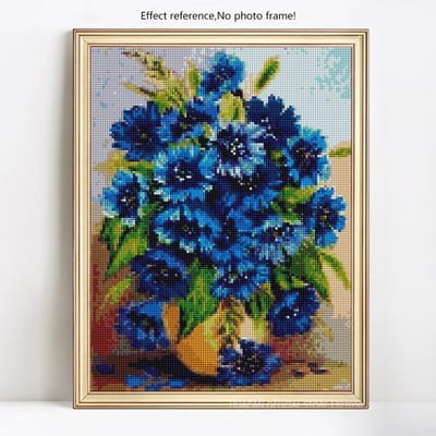 5D DIY diamant borduurwerk bloemen mozaïek decoratie diamant schilderij kruissteek volledige aankomst geschenken 20X30CM blue
