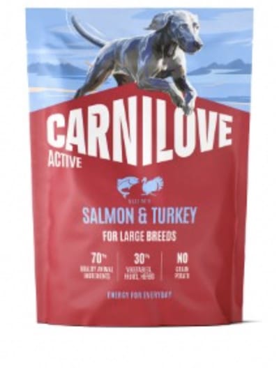 1,5 kg Carnilove active adult large breed salmon / turkey hondenvoer