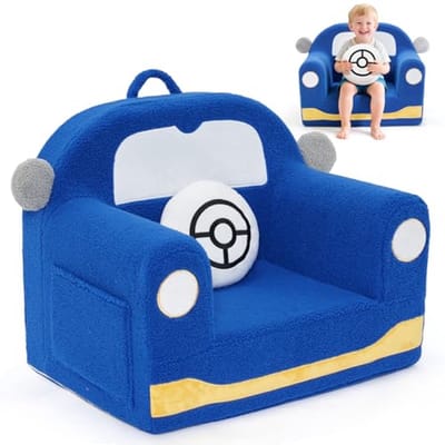 Zachte Pluche Kinderbank - Mini-Bank voor de Kinderkamer en Speelkamer
