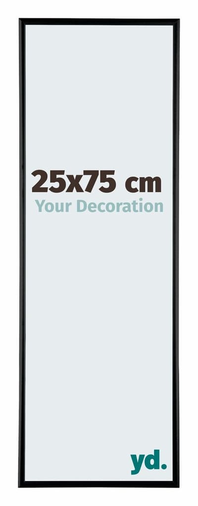 Your Decoration - Fotolijst 25x75 cm - Aluminium - Zwart Mat - Kent
