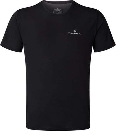 Ronhill Core SS Tee Heren - sportshirts - zwart/wit - Mannen - S
