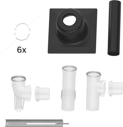 Bosch Afvoer toebehoren FC-Set80-C(14)3x Basis-bouwset C(14)3x, star, d:80mm, 7738113337
