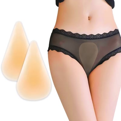 Anti Camel Toe Siliconen Pads - Set van 2 - Shapetape - Met Plaklaag - Camel Toe Concealer - Onzichtbaar - Waterbestendig - Herbruikbaar - Flanellen Pads