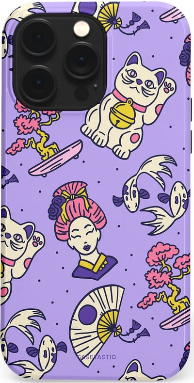Casetastic Hoesje Geschikt voor Apple iPhone 14 Pro Max Magsafe - Stijlvolle Beschermende Duo-layer Case - Bonsai