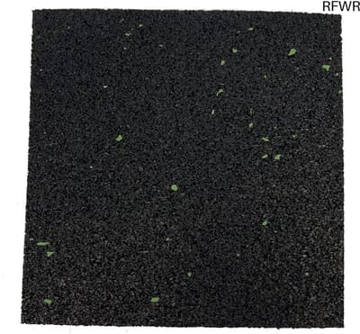 RFWR® Tegeldragers 150 x 150 mm, Antislip Pads voor Terras, 10 mm Dikte Rubbergranulaat