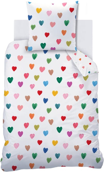 Wee Blue Bell Dekbedovertrek Amour - 140 x 200 + 63 x 63 cm - Katoen