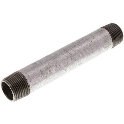 R 3/4'' Verzinkt Stalen Dubbele Pijpnippel 50 Bar DIN 2982 - 150mm [5 Stuks]