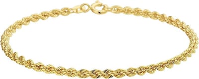 The Jewelry Collection Armband Koord 2,7 mm - Goud