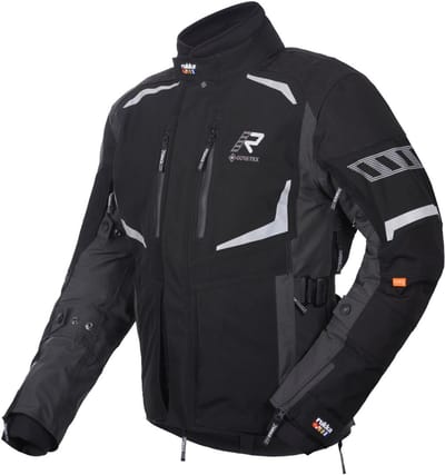 Rukka Ventu-R Zwart Grijs Waterdichte Textiele Motorjas - Jas