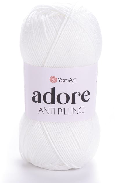YarnArt Adore – Anti-Pilling Acryl Garen – Zacht & Kleurvast – Ideaal voor Kleding en Babyprojecten - Kleur 330