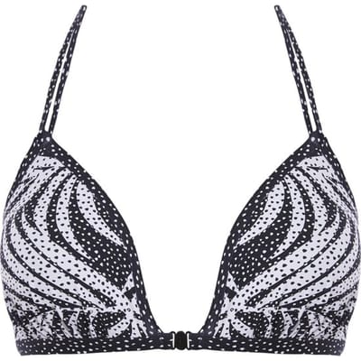 Freya - Maat 75D - GEMINI PALM Non Wired Triangle Bikini Top - MONOCHROME - Vrouwen