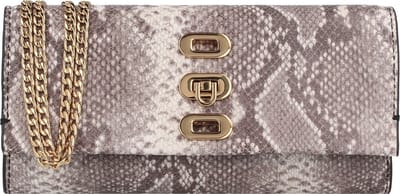 FOSSIL Portemonnee Schoudertas Penrose Wallet Python Grijs