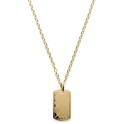 Goudkleurige Grafittiketting
