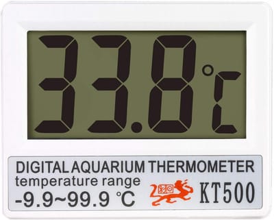 Digitale Draadloze Binnenthermometer voor Aquarium en Terrarium met Groot LCD-Scherm