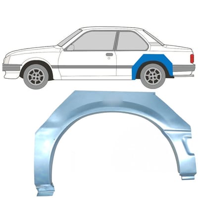 Reparatiepaneel achterspatbord voor Opel Ascona C 1981-1998 / Links