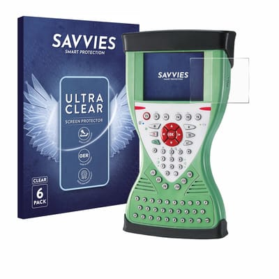 Savvies - Screenprotector voor Leica Viva Controller CS15 - Folie Beschermfolie transparant 6 Stuks