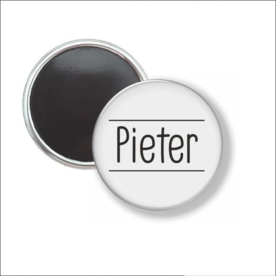 Button Met Magneet 58 MM - Pieter - NIET VOOR KLEDING