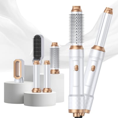 5-in-1 Airstyler – Multistyler voor Kort & Lang Haar – Föhnborstel – Haardroger – Warmteborstel – Krulborstel – Ionisch