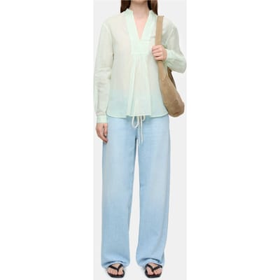 Closed Long Sleeve Blouse Limonatta Size: L | Long-Sleeved Tops Outlet | Dames |