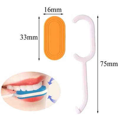 Actie4you® - Aligner Remover Tool – Beugel Hulp - Verwijderhaakje geschikt voor Invisalign, Retainer & Nachtbeugel – Bitje verwijderen - Hygiënisch & Handig - Oranje