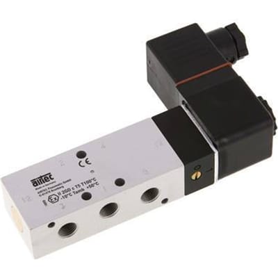 5/2 G1/8'' Magneetventiel 24V DC ATEX 3-10bar/42-140psi Airtec