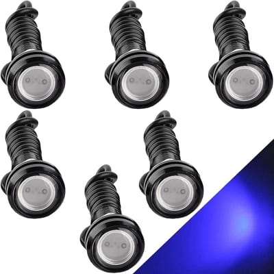 Auto Motorfiets 9 Watt 18 mm LED Dagrijlichten - Waterdichte Mistlampen & Achteruitrijlichten - 6 Stuks