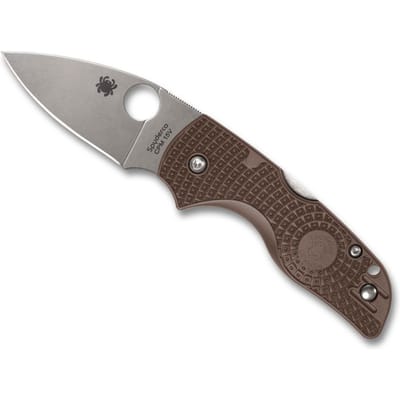 Spyderco Lil Native Brown Lightweight CPM 15V PE – Compacte Krachtpatser Met Elite Staal