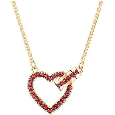 Collier Cristal Swarovski Femmes colliers Or 5465683 Gold,One Size beige