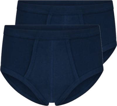 Beeren heren slip - grote maten - 2-pack - navy blauw - katoen - ondergoed - klassiek - Plus size M